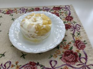 健康レシピ57　りんごのヨーグルトケーキ