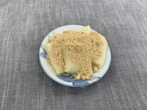 お料理カルシウムレシピ16　豆腐のわらび餅