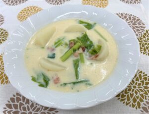 健康レシピ60　かぶの豆乳スープの作り方