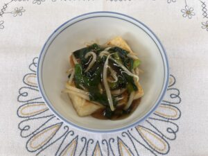 健康レシピ64　豆腐のあんかけステーキの作り方