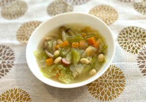 お料理カルシウムレシピ30　大豆のほっこりスープ